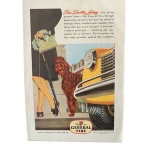 Vintage 1945 General Tire Ever Smarter Looking Ad Advertisement
